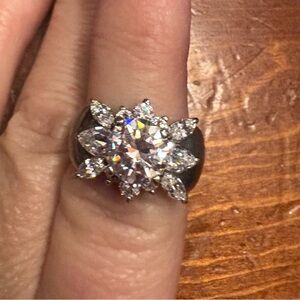 Dominique Sterling Silver Ring. Size 6